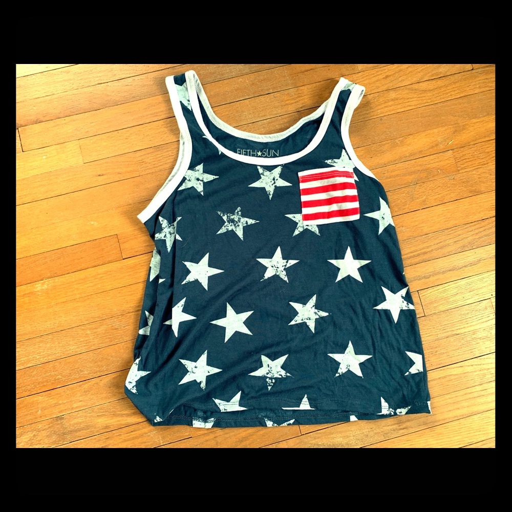 Patriotic Fifth Sun Tank Top